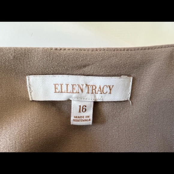 Kasper Jacket size 16 with Ellen Tracy Tan Skirt Size 16. Excellent condition - Picture 8 of 8
